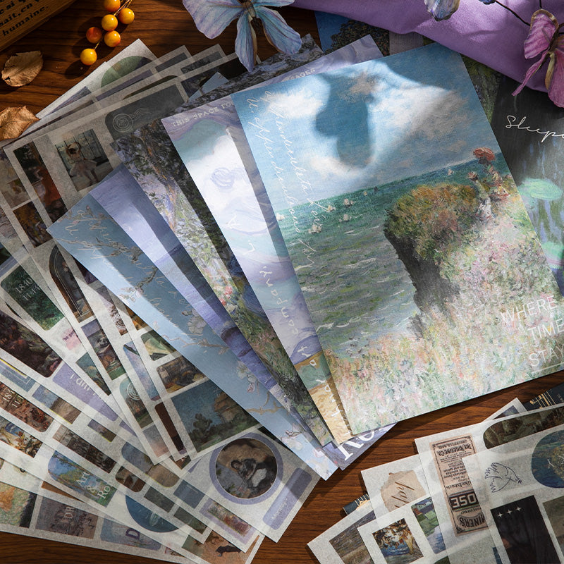 Volume Pack: 30 Washi + 20 Paper Sheets - Tide of Destiny