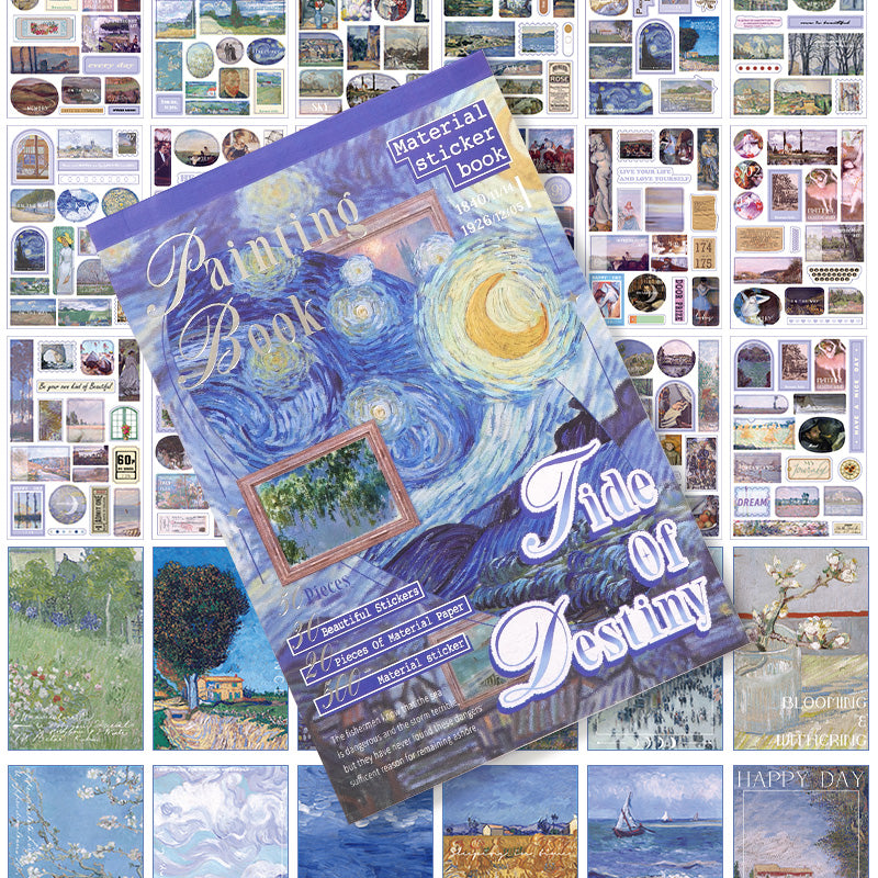 Volume Pack: 30 Washi + 20 Paper Sheets - Tide of Destiny