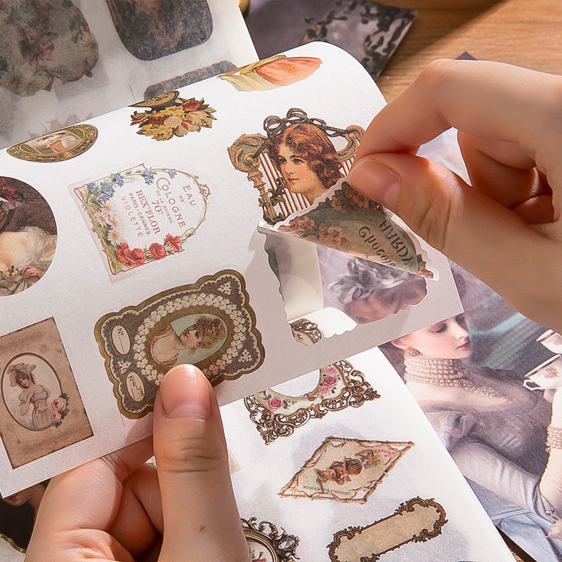 Volume Pack: 30 Washi + 20 Paper Sheets - Victorian Garden