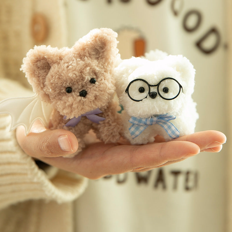 DIY Fuzzy Stick-Beige Puppy