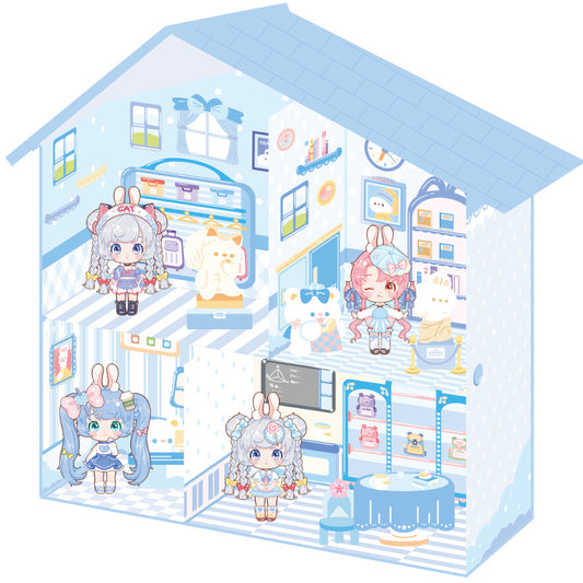 3D House Paper DIY Kit - Free Classroom Cabin