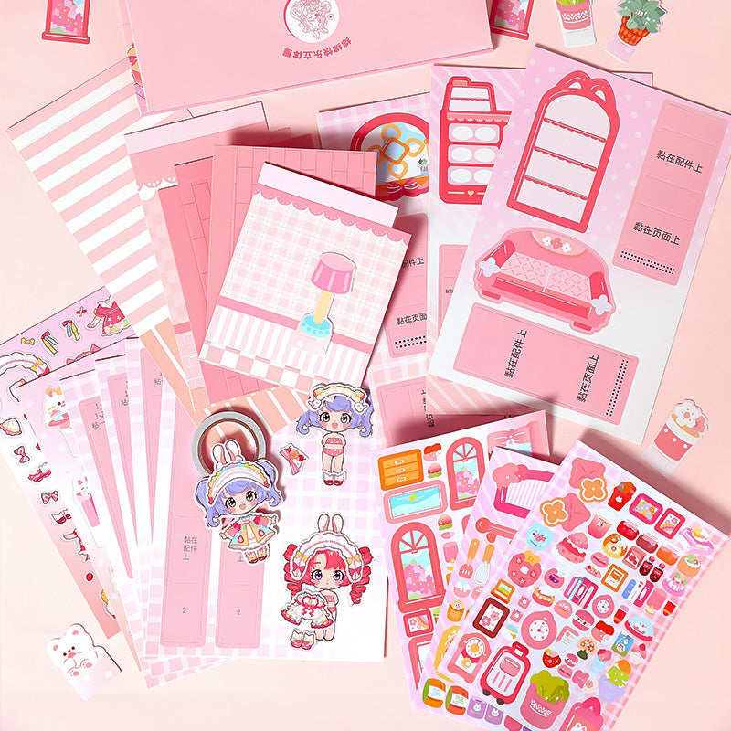 3D Huis Papier DIY Kit - Happy Time Cabin