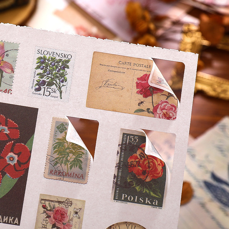 Volume Pack: 30 Washi + 20 Paper Sheets - Blooming as Flowers