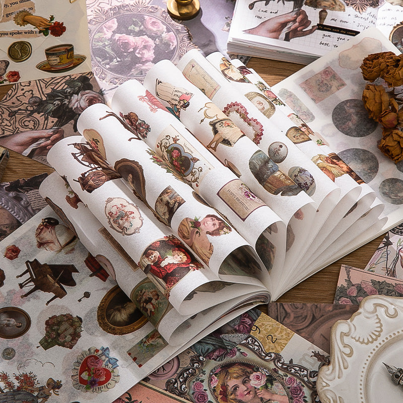 Volume Pack: 30 Washi + 20 Paper Sheets - Victorian Garden