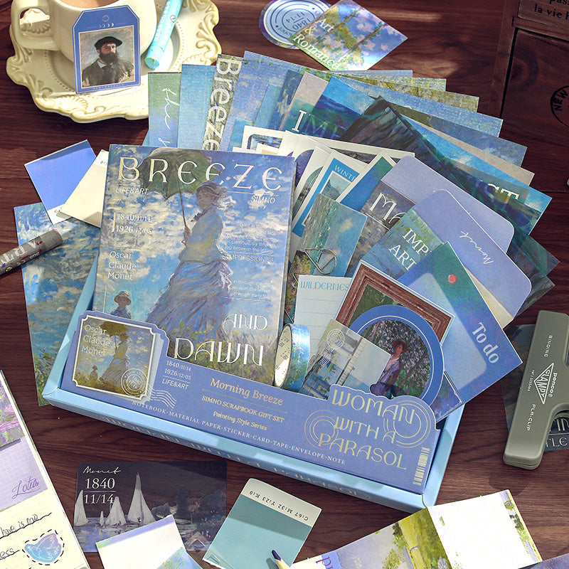 Simno Bullet Journal Set - 155 stuks - A6-notitieboek - Accessoires - Stickers - Sjablonen - Producten - Washi Tape - Scrapbook Album - Paars