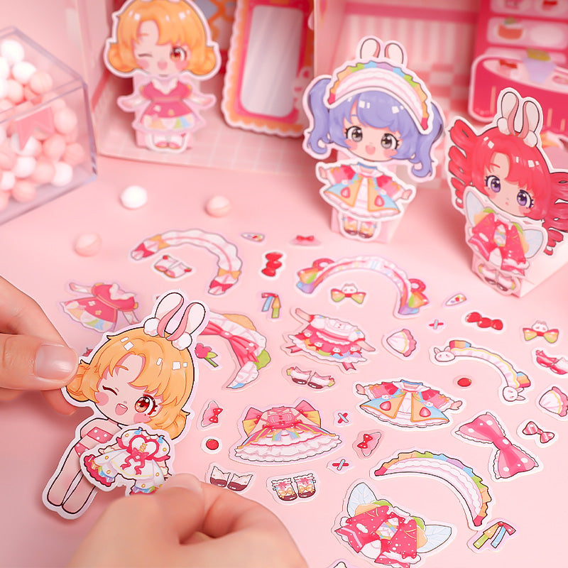 3D Huis Papier DIY Kit - Happy Time Cabin