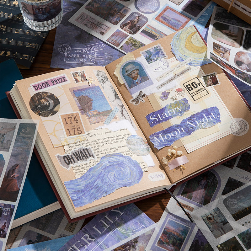 Volume Pack: 30 Washi + 20 Paper Sheets - Tide of Destiny