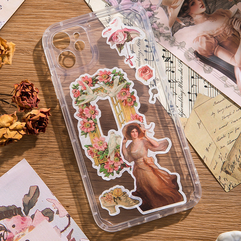 Volume Pack: 30 Washi + 20 Paper Sheets - Victorian Garden