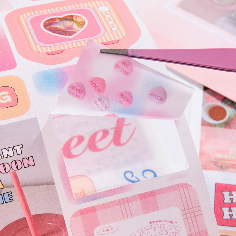 Volume Pack: 30 Washi + 20 Paper Sheets - Sweet Party