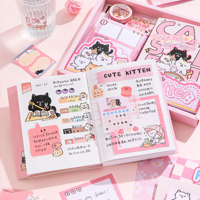 Simno Bullet Journal Set - 155 stuks - A6-notitieboek - Accessoires - Stickers - Sjablonen - Producten - Washi Tape - Scrapbook Album - Paars