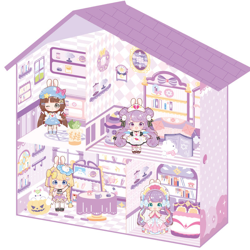 3D Huis Papier DIY Kit - Happy Time Cabin