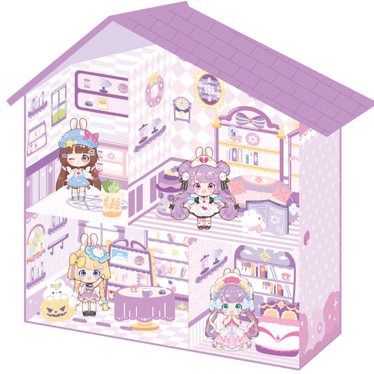 3D House Paper DIY Kit - Happy Time Cabin