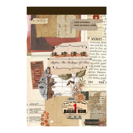 Volumepakket: 30 Washi + 20 vellen papier - Before The Feelings Of Time