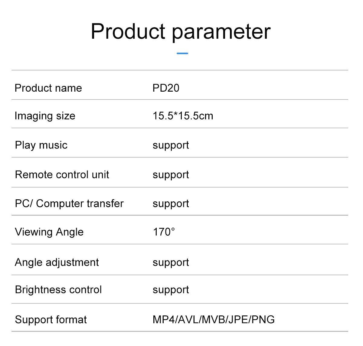LED-verlichting Smart 3D Hologram Fan - Projector - 18cm - Desktop