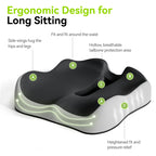 LYH® Ergonomisches Sitzkissen - Offene Mitte - Memory-Schaum