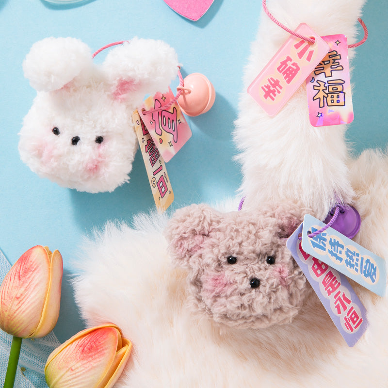 DIY Fuzzy Stick-Rabbit