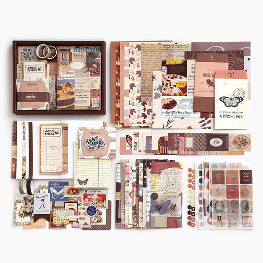 Bullet Journal Set - 155 Stuks - Bruin