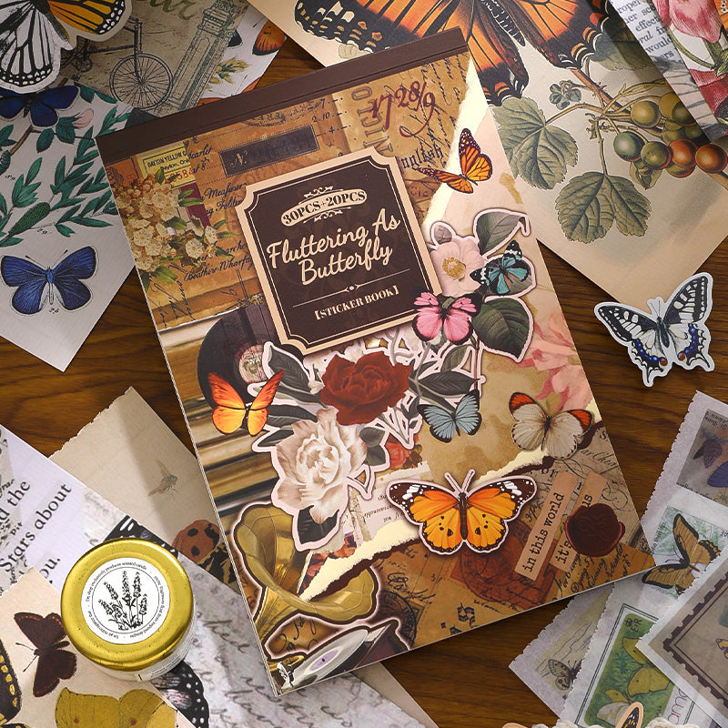 Volume Pack: 30 Washi + 20 Paper Sheets - Blooming as Flowers
