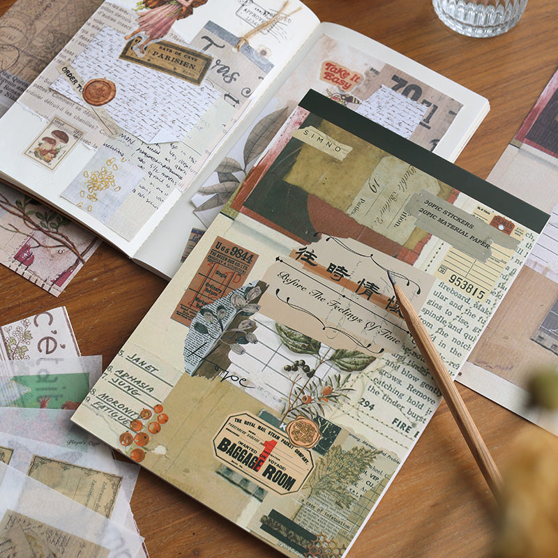 Volume Pack: 30 Washi + 20 Paper Sheets  - Poems In The Forest