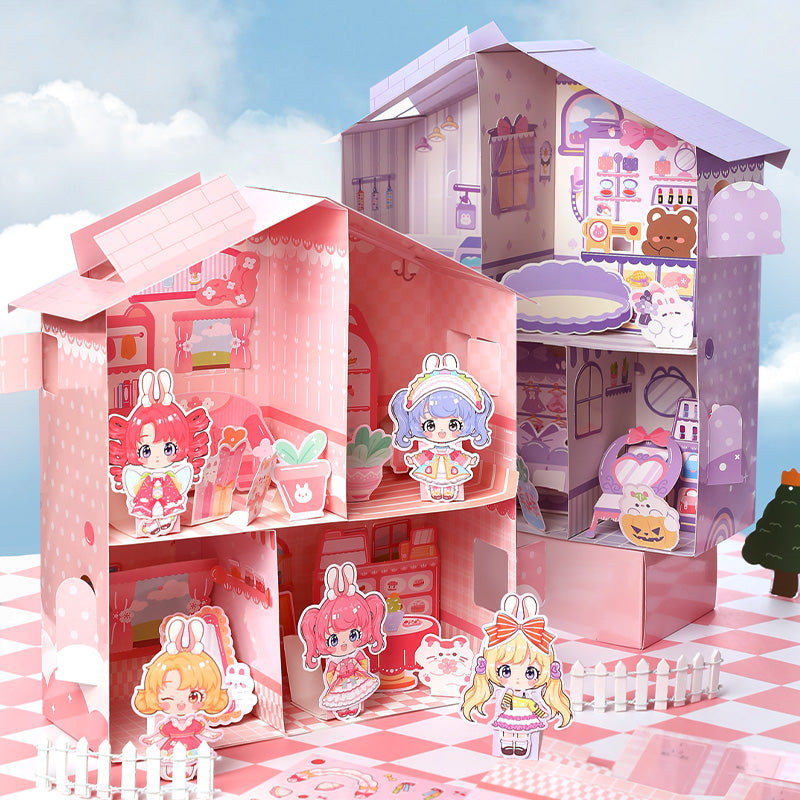 3D House Paper DIY Kit - Dream Dressing Cabin