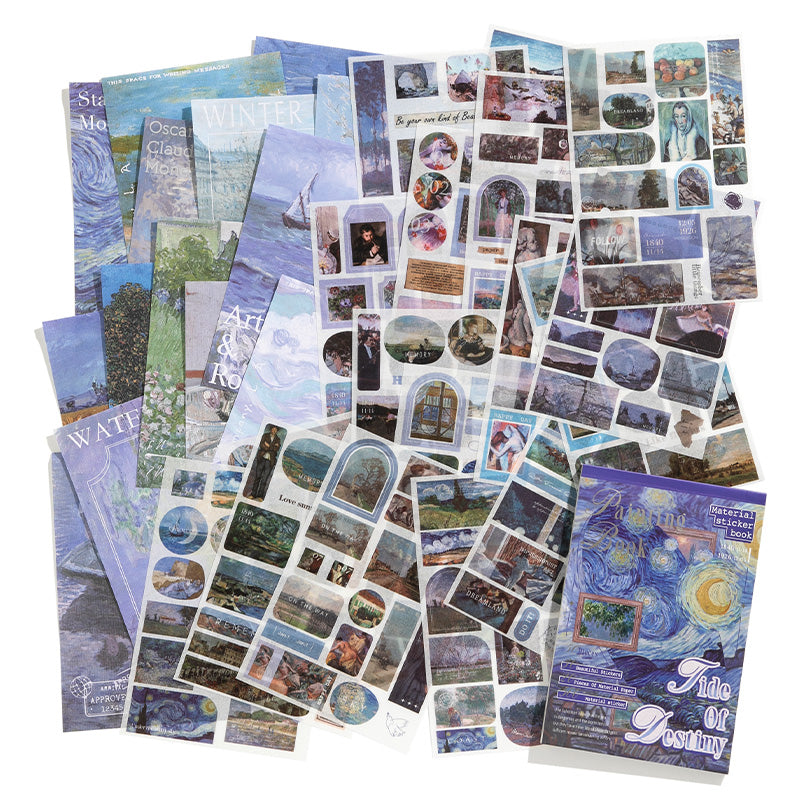 Volume Pack: 30 Washi + 20 Paper Sheets - Tide of Destiny