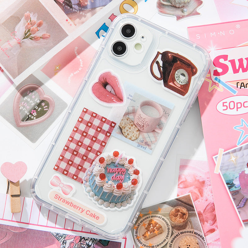 Volume Pack: 30 Washi + 20 Paper Sheets - Sweet Party