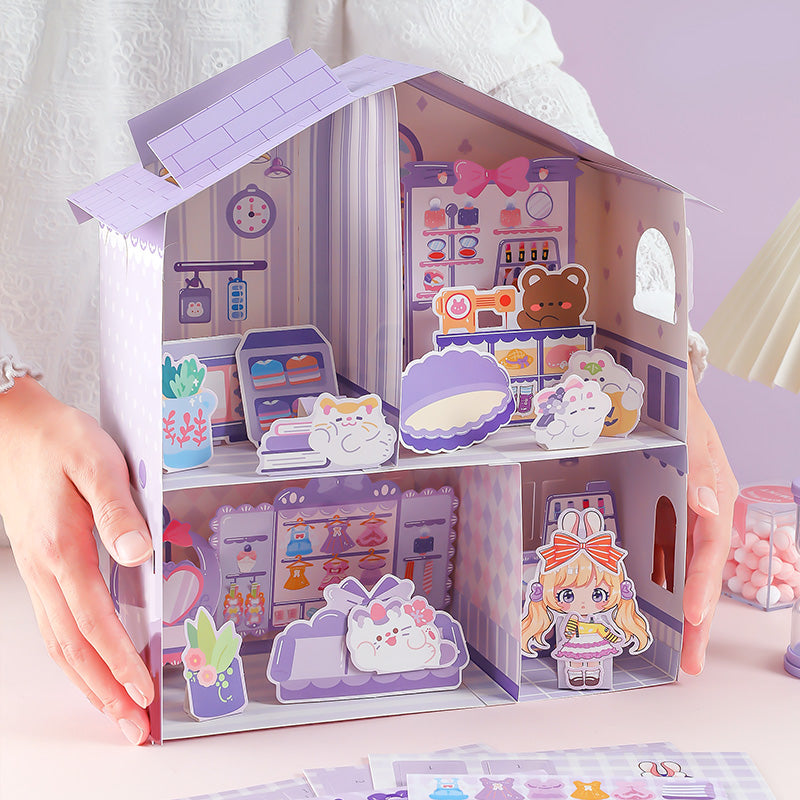 3D House Paper DIY Kit - Dream Dressing Cabin