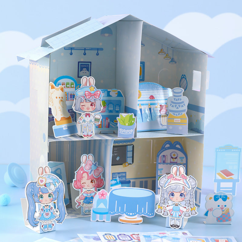 3D House Paper DIY Kit - Dream Dressing Cabin