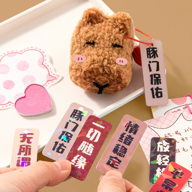 DIY Fuzzy Stick-Capybara