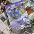 SIMNO® Vintage stickerboek - 50 vellen - Stickers en hobbypapier voor bullet journal, planner en scrapbook - Tide of Destiny