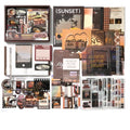SIMNO® A6 Bullet Journal Set - 195-delige Journaling Set met Washi Tape, Stickers en Decoratiepapier - Time Traveler