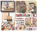 SIMNO® A6 Bullet Journal Set - 12 Soorten & 195-delig - Scrapbook Set met Stickers, Washi Tape en Decoratiepapier - Bloemenbrief
