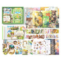 SIMNO® A6 Bullet Journal Set - 12 Soorten & 195-delig - Scrapbook Set met Stickers, Washi Tape en Decoratiepapier - Bosdroom