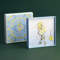 SIMNO® - Messing bladwijzer - Margriet bloemdesign - met hanger - geschikt als cadeau