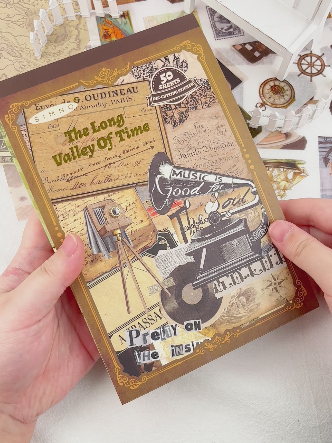 SIMNO® Sticker & Paper Set - Poems In The Forest - 50 sheets